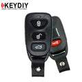 KEYDIY - Hyundai / Kia Style - 4-Button Universal Keyless Entry Remote - Black  (KD-B09-3-1)