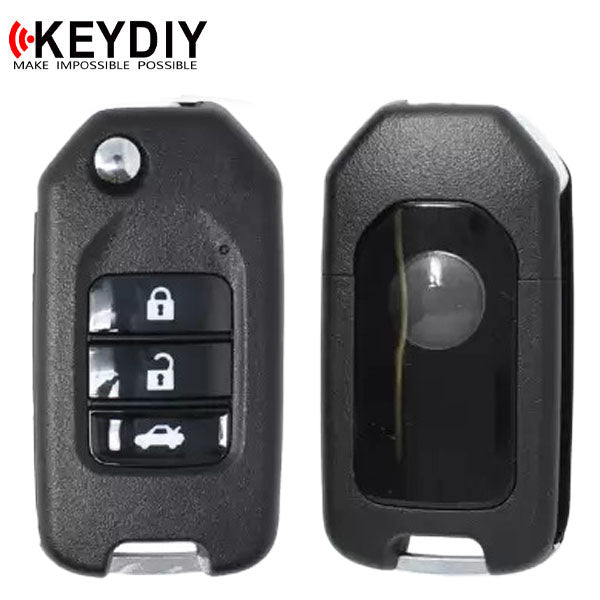 KEYDIY - 3-Button Universal Flip Key - Honda Style (B10-3)