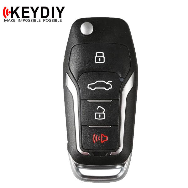 KEYDIY - Ford Style - 4-Button Flip Key Blank  (KD-B12-4)