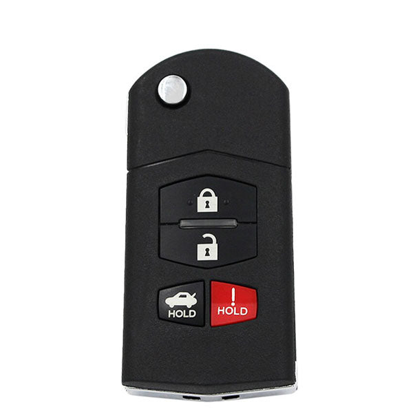 KEYDIY - Mazda Style - 4-Button Flip Key Blank  (KD-B14-3-1)