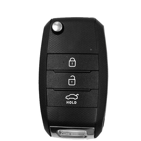 KEYDIY - Kia Style - 3-Button Flip Key Blank - Black (KD-B19-3)