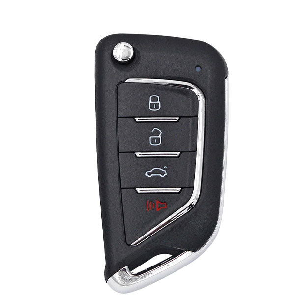 KEYDIY - Knife Style - 4-Button Flip Key Blank  (KD-B21-4)
