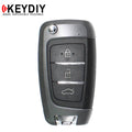KEYDIY - Hyundai Style - 3-Button Flip Key Blank (KD-B25)