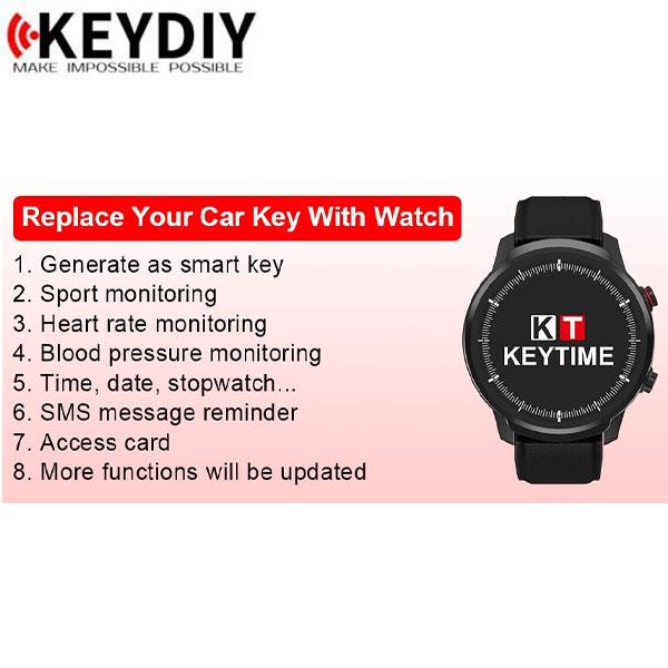 KEYDIY - KeyTime - LED Universal Smart Watch Remote - Waterproof -  Replace Your Car Remote