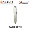 KEYDIY - B102 - Flip Key Blade - #26 - For Xhorse / Keydiy Universal Remote Flip Keys - Pack of 10