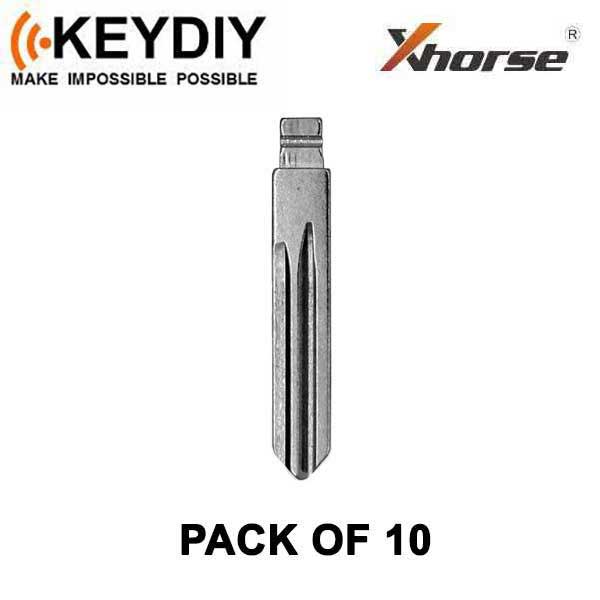 KEYDIY - B106 - Flip Key Blade - #Y66 - For Xhorse / Keydiy Universal Remote Flip Keys - Pack of 10
