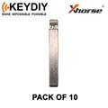 KEYDIY - HU100 - Flip Key Blade - #71 - For Xhorse / Keydiy Universal Remote Flip Keys - Pack of 10