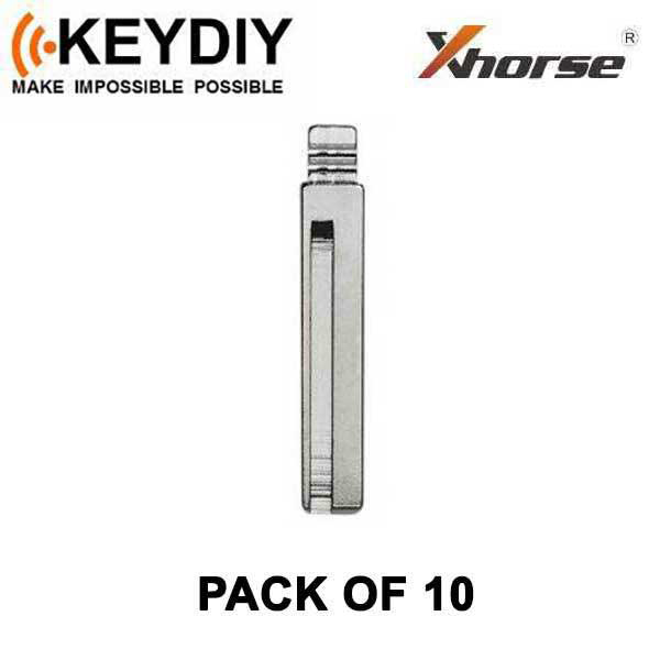 KEYDIY - HY18 - Flip Key Blade - #129 - For Xhorse / Keydiy Universal Remote Flip Keys - Pack of 10