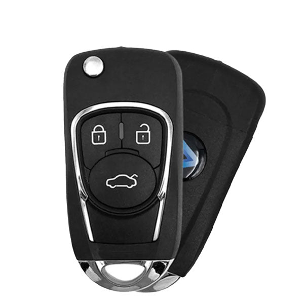 KEYDIY - 3-Button Universal Flip Key - GM Style (NB22-3)