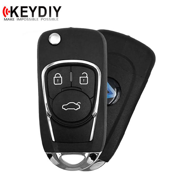 KEYDIY - 3-Button Universal Flip Key - GM Style (NB22-3)