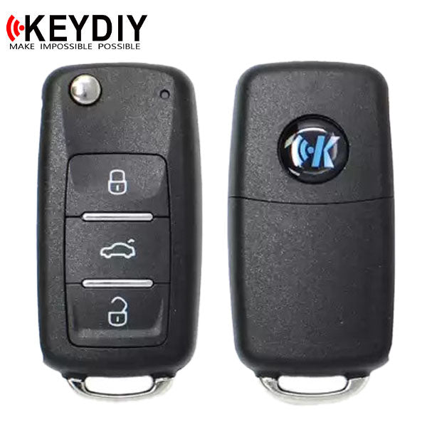 KEYDIY - 3-Button Universal Flip Key - VW Style (NB08-3)