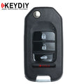 KEYDIY - Honda Style - 4-Button Flip Key Blank w/ Integrated Chip (KD-NB10-3+1)