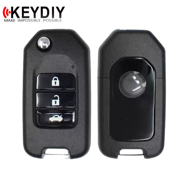 KEYDIY - 3-Button Universal Flip Key - Honda Style (NB10-3)