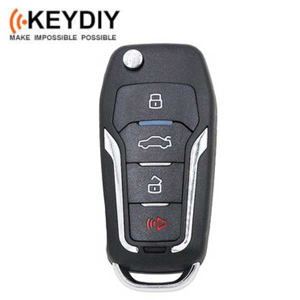 KEYDIY - 4-Button Universal Flip Key - Ford Style (KD-NB12-4)