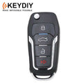 KEYDIY - 4-Button Universal Flip Key - Ford Style (KD-NB12-4)