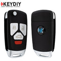 KEYDIY - 3-Button Universal Flip Key - Audi Style (NB26-3+1)
