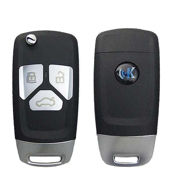 KEYDIY - 3-Button Universal Flip Key - Audi Style (NB27-3)