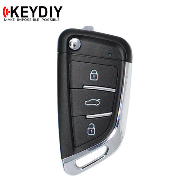 KEYDIY - BMW Knife Style - 3-Button Flip Key Blank w/ Integrated Chip  (KD-NB29)