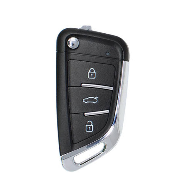 KEYDIY - BMW Knife Style - 3-Button Flip Key Blank w/ Integrated Chip  (KD-NB29)