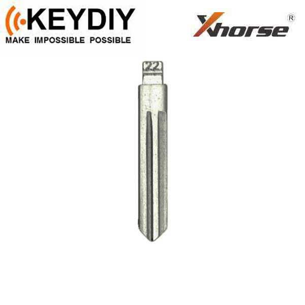 KEYDIY - DA34 / NSN14 - Flip Key Blade - #22 - For Xhorse / Keydiy Universal Remote Flip Keys