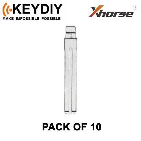 KEYDIY - LXP90 / TOY40 - Flip Key Blade - #13 - For Xhorse / Keydiy Universal Remote Flip Keys - Pack of 10
