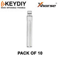 KEYDIY - LXP90 / TOY40 - Flip Key Blade - #13 - For Xhorse / Keydiy Universal Remote Flip Keys - Pack of 10