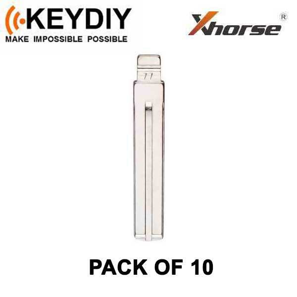 KEYDIY - TOY48 - Flip Key Blade - #77 - For Xhorse / Keydiy Universal Remote Flip Keys - Pack of 10