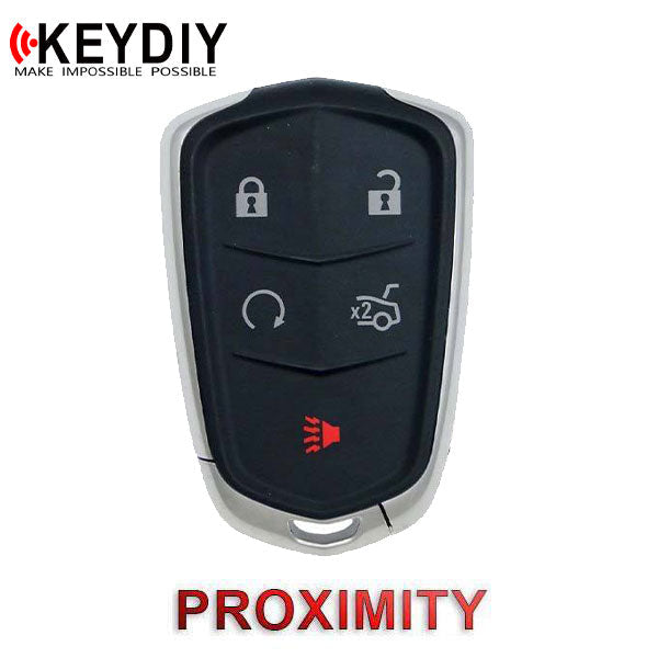 KEYDIY Cadillac Style 5-Button Universal Smart Key (KD-ZB05-5)