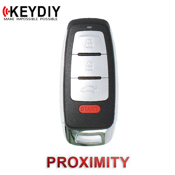 KEYDIY Audi Style 4-Button Universal Smart Key w/ Proximity Function (KD-ZB08-4)