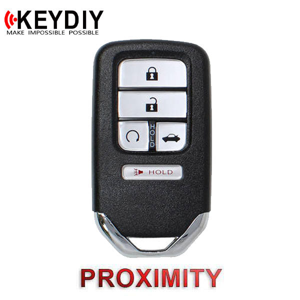 KEYDIY Honda Style 5-Button Universal Smart Key w/ Proximity Function (KD-ZB10-5)
