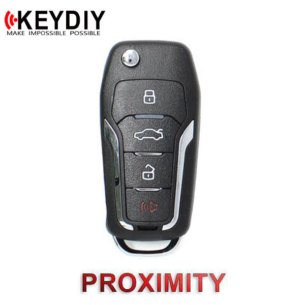 KEYDIY Ford  Style 4-Button Universal Smart Key w/ Proximity Function (KD-ZB12-4)