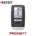 KEYDIY Honda Style 5-Button Universal Smart Key w/ Proximity Function (KD-ZB14-5)