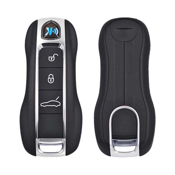 KEYDIY - Porsche Style - 3-Button Smart Key Blank - Black (KD-ZB19)