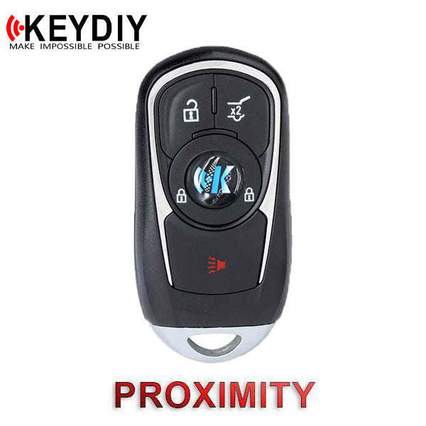 KEYDIY Buick Style 4-Button Universal Smart Key w/ Proximity Function (KD-ZB22-4)
