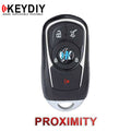 KEYDIY Buick Style 4-Button Universal Smart Key w/ Proximity Function (KD-ZB22-4)