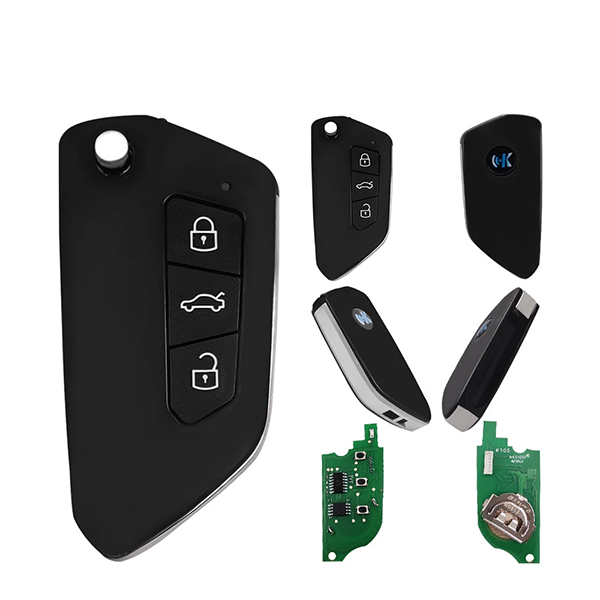 KEYDIY - 3-Button Universal Remote Flip Key Remote Blank (KD-B33)