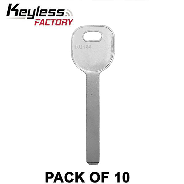 10 x GM HU100 High Security Test Blade (10 PACK) (AFTERMARKET)