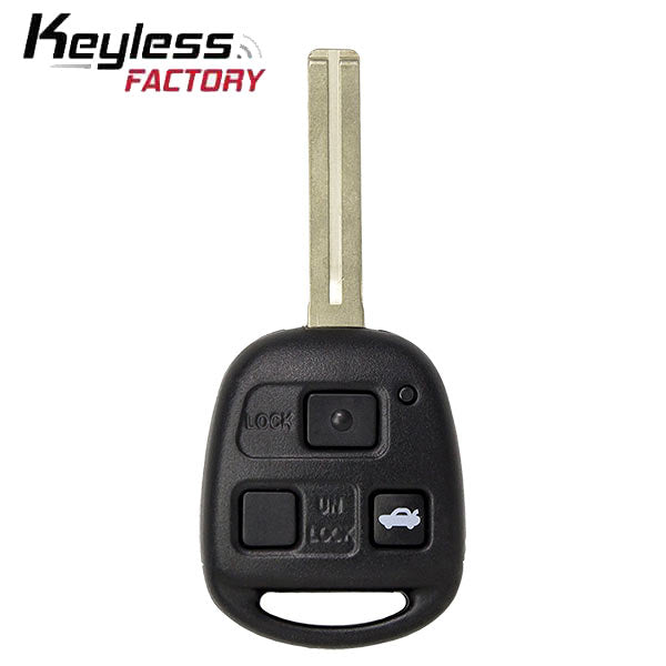 2001-2010 Lexus / 3-Button Remote Head Key / PN: 89070-50660 / HYQ12BBK (AFTERMARKET)