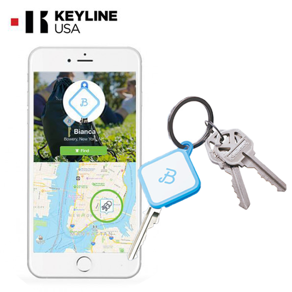 Keyline - Bianca Key - Bluetooth Enabled Smart Key Blank - KW1 - Trackable Key