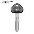 Nissan / Infiniti / Subaru /  DA25-P/ X123 Mechanical Plastic Head Key (KLN-BDA25-P)