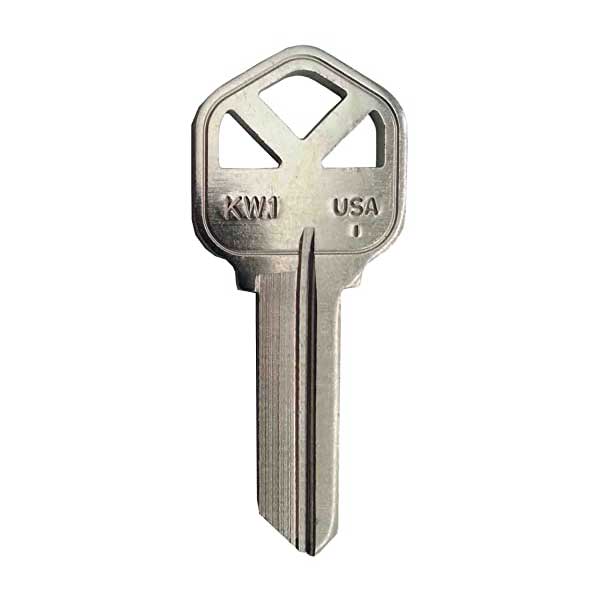 Ilco - KW1-NP KWIKSET Key Blank - 250 Pack