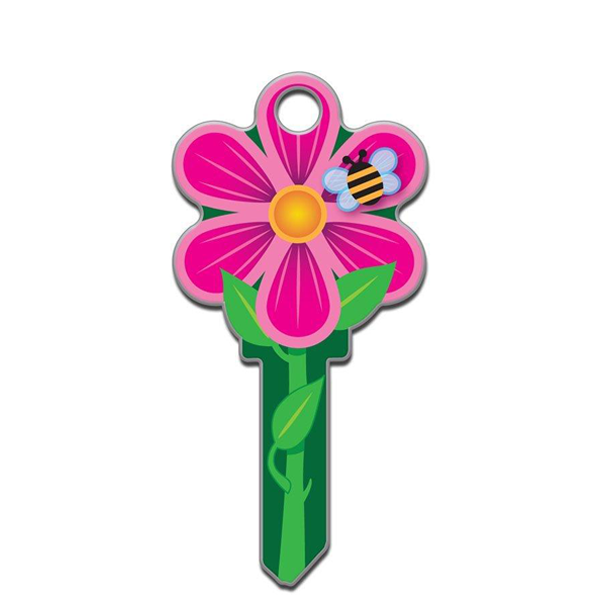 LuckyLine - B106S - Key Shapes - Flower - Schlage - SC1 - 5 Pack