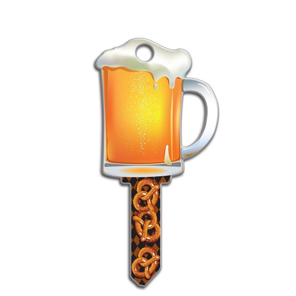 LuckyLine - B110K - Key Shapes - Beer Mug - Kwikset - KW1 - 5 Pack