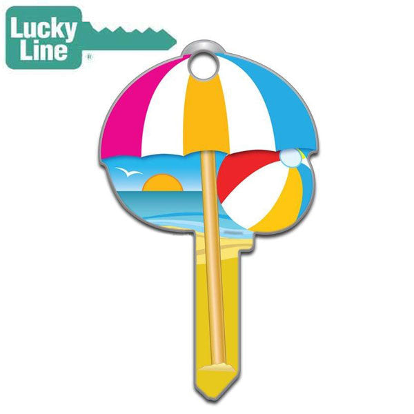 LuckyLine - B113S - Key Shapes - Beach - Schlage - SC1 - 5 Pack