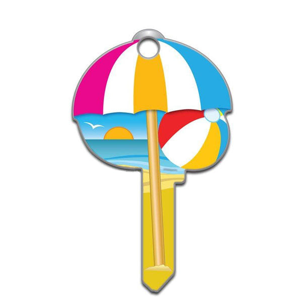 LuckyLine - B113S - Key Shapes - Beach - Schlage - SC1 - 5 Pack