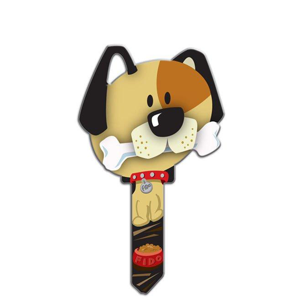 LuckyLine - B114K - Key Shapes - Dog - Kwikset - KW1 - 5 Pack