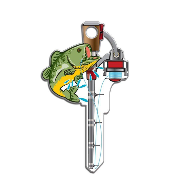 LuckyLine - B117S - Key Shapes - Fishing - Schlage - SC1 - 5 Pack