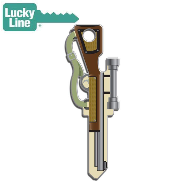 LuckyLine - B118S - Key Shapes - Rifle - Schlage - SC1 - 5 Pack