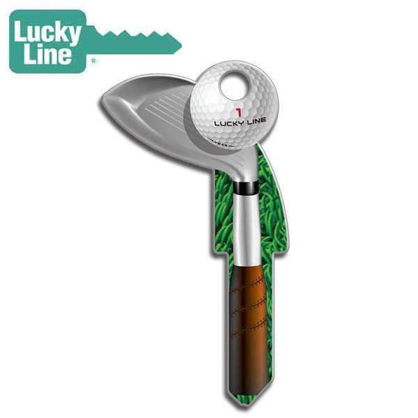 LuckyLine - B119S - Key Shapes - Golf Club - Schlage - SC1 - 5 Pack