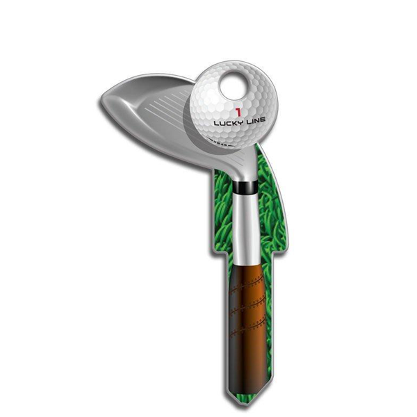 LuckyLine - B119S - Key Shapes - Golf Club - Schlage - SC1 - 5 Pack